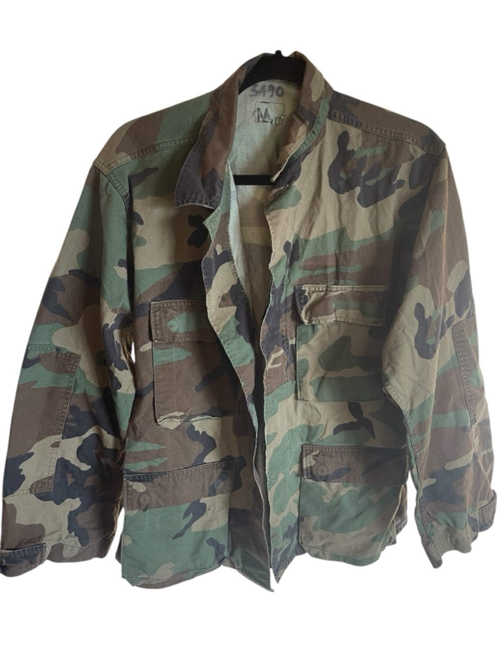 Army Camouflage Field Jacket - Green Camo